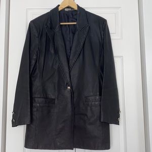 Black leather jacket 12